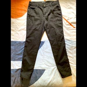 Prana black fabric skinny jean